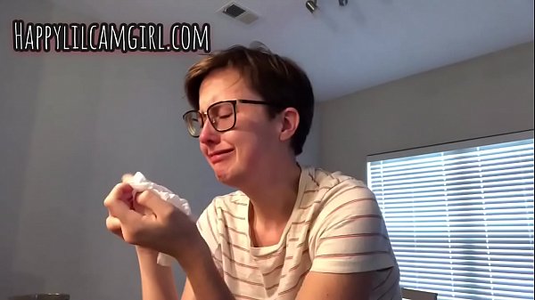 Crying and nose blowing fetish