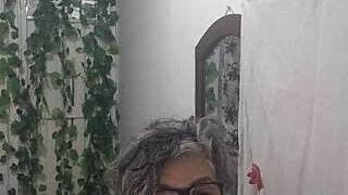 FunnyGrandma naked stripping on cam for live sex video chat