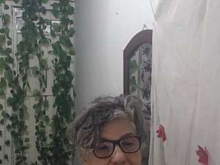 FunnyGrandma naked stripping on cam for live sex video chat
