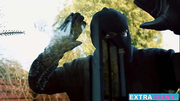 18yo Zoe Clark fed cum after riding masked thugs big dick