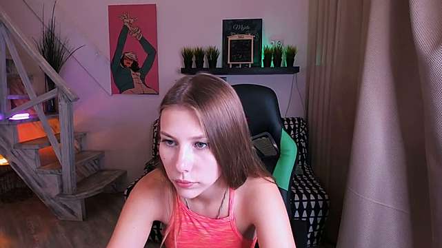EmilySecrecy naked stripping on cam for live sex video chat