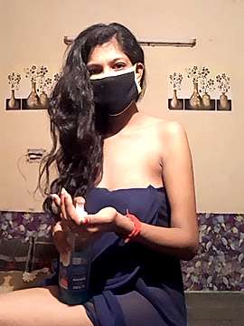 Poonamji110 naked stripping on cam for live sex video chat