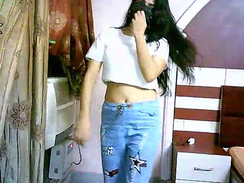MuntahaQureshee naked stripping on cam for live sex video chat
