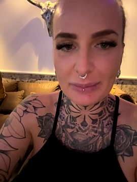 InkedBiitch nude stripping on webcam for live sex video chat