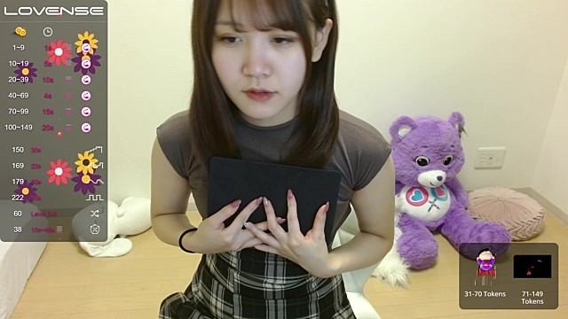 N_Hibiki nude stripping on webcam for live sex video chat