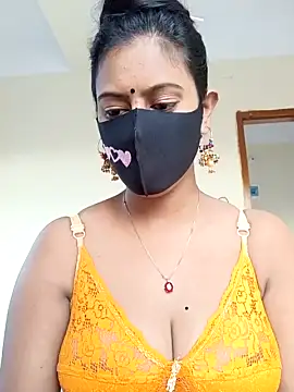 Anjel-Esha nude stripping on webcam for live sex video chat