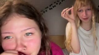 hii we are Nika(brunette) and Kate(blonde) nude before webcam – Live Sex Chat
