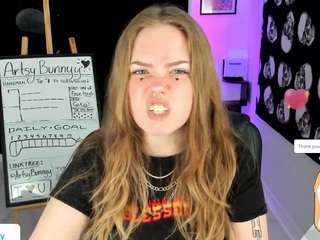 ArtsyBunnyy nude on live sex chat