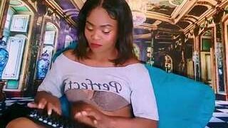 EbonySpitFire nude on live sex chat