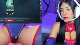 GreiceGames nude on live sex chat