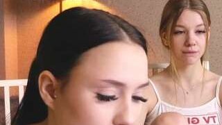 Monika and Rebecca nude on live sex chat
