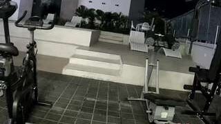 Voyeurcam casa salsa gym bike nude on live sex chat